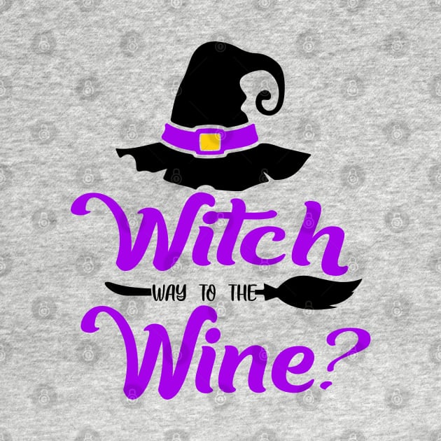 Witch Way To The Wine by Ognisty Apparel